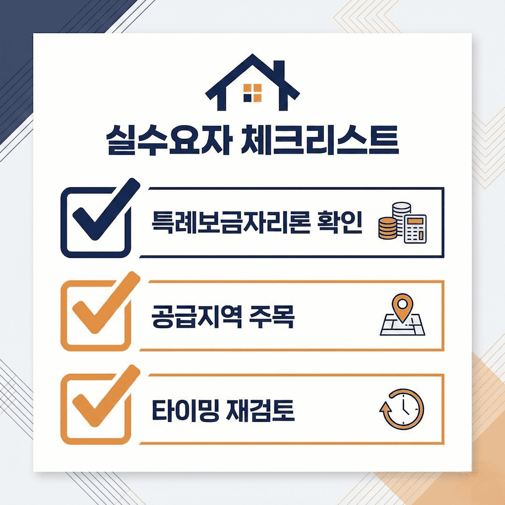 실수요자 내집마련 체크리스트