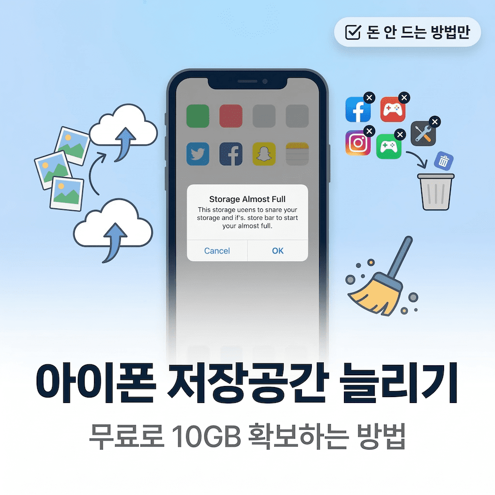 카카오톡 용량 줄이기 방법 총정리