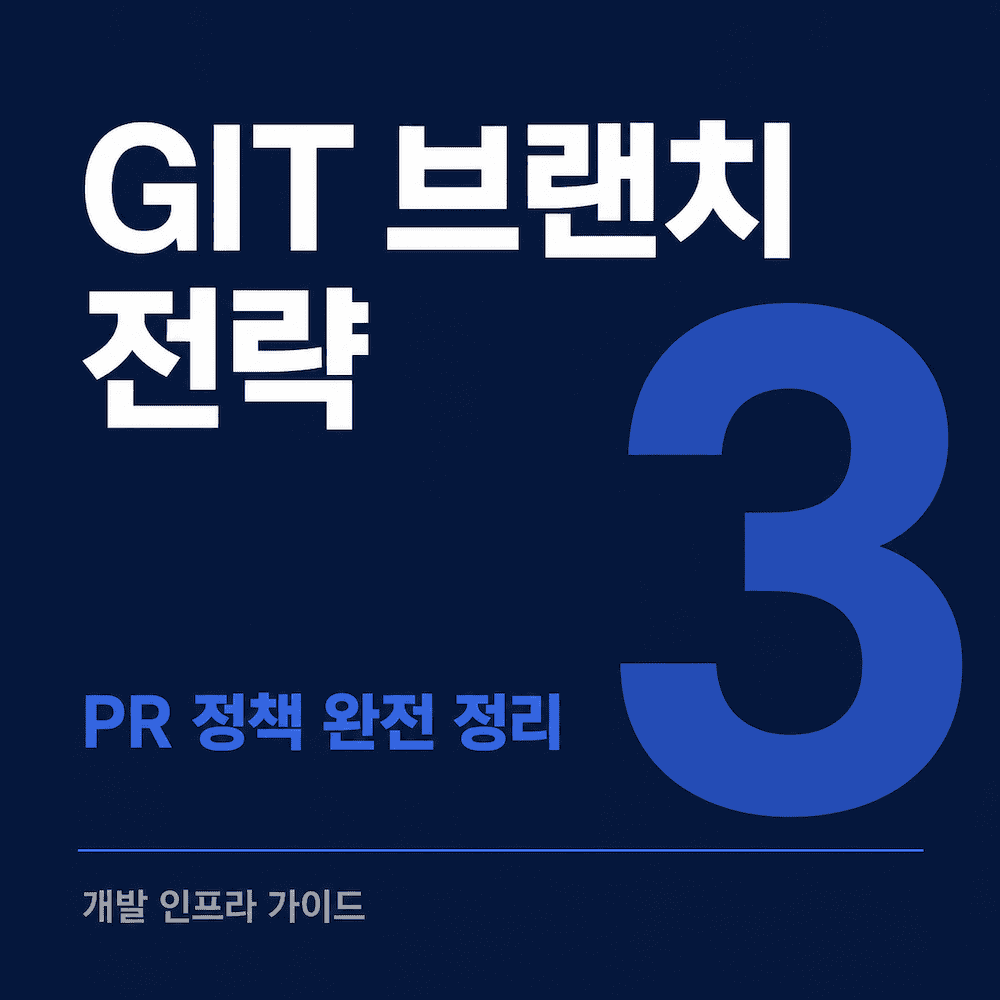 git 브랜치 전략과 PR 정책 총정리 썸네일